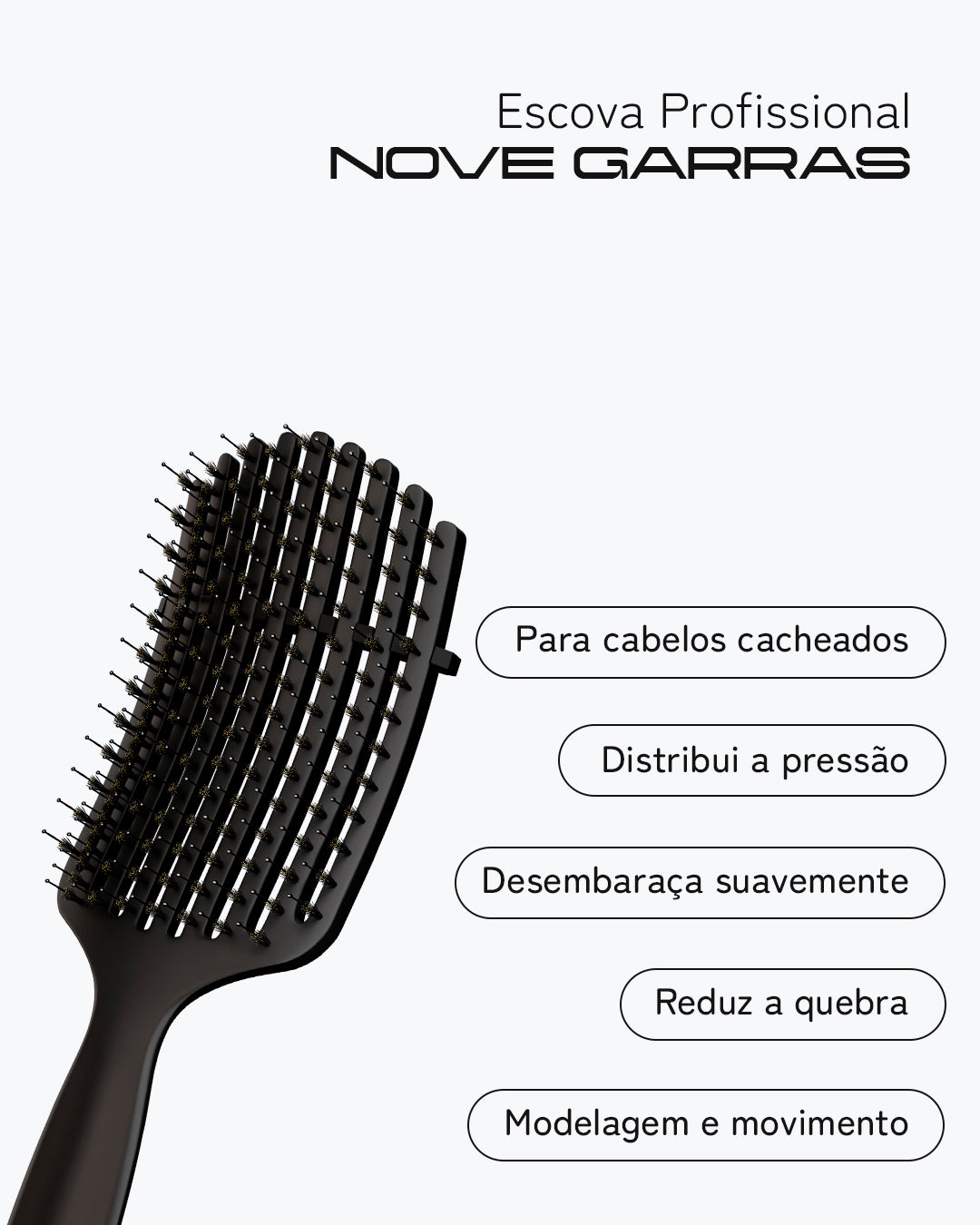 Kit de Cepillos Profesionales Stylist - Fashion Gold