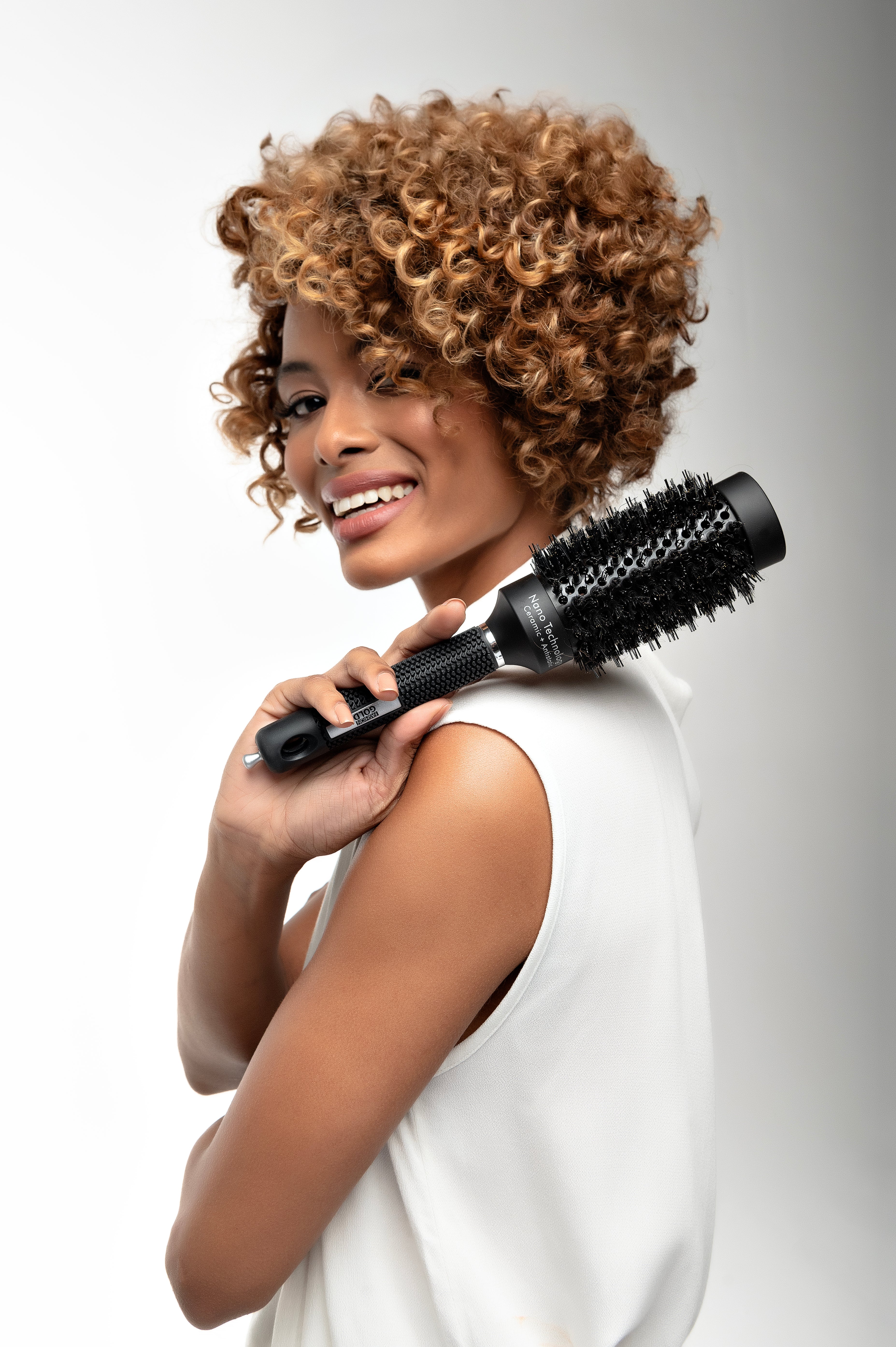 Kit de Cepillos Profesionales Stylist - Fashion Gold
