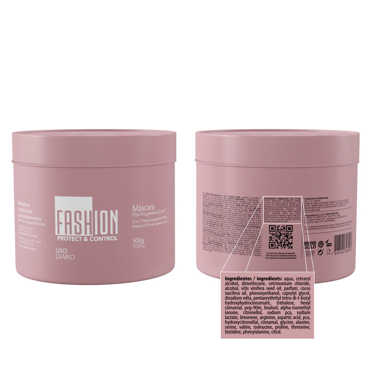 Fashion Gold - Protect & Control Máscara 500gr