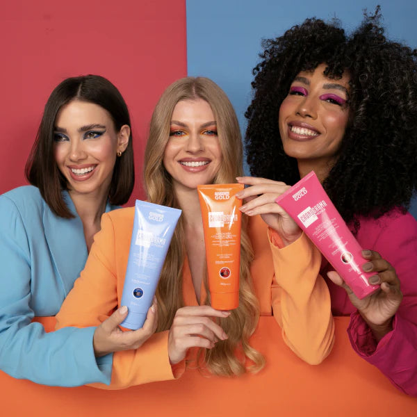 COMBO Cronograma Capilar Lata x3 Tubos 250gr c/u + Shampoo Cronograma 500ml