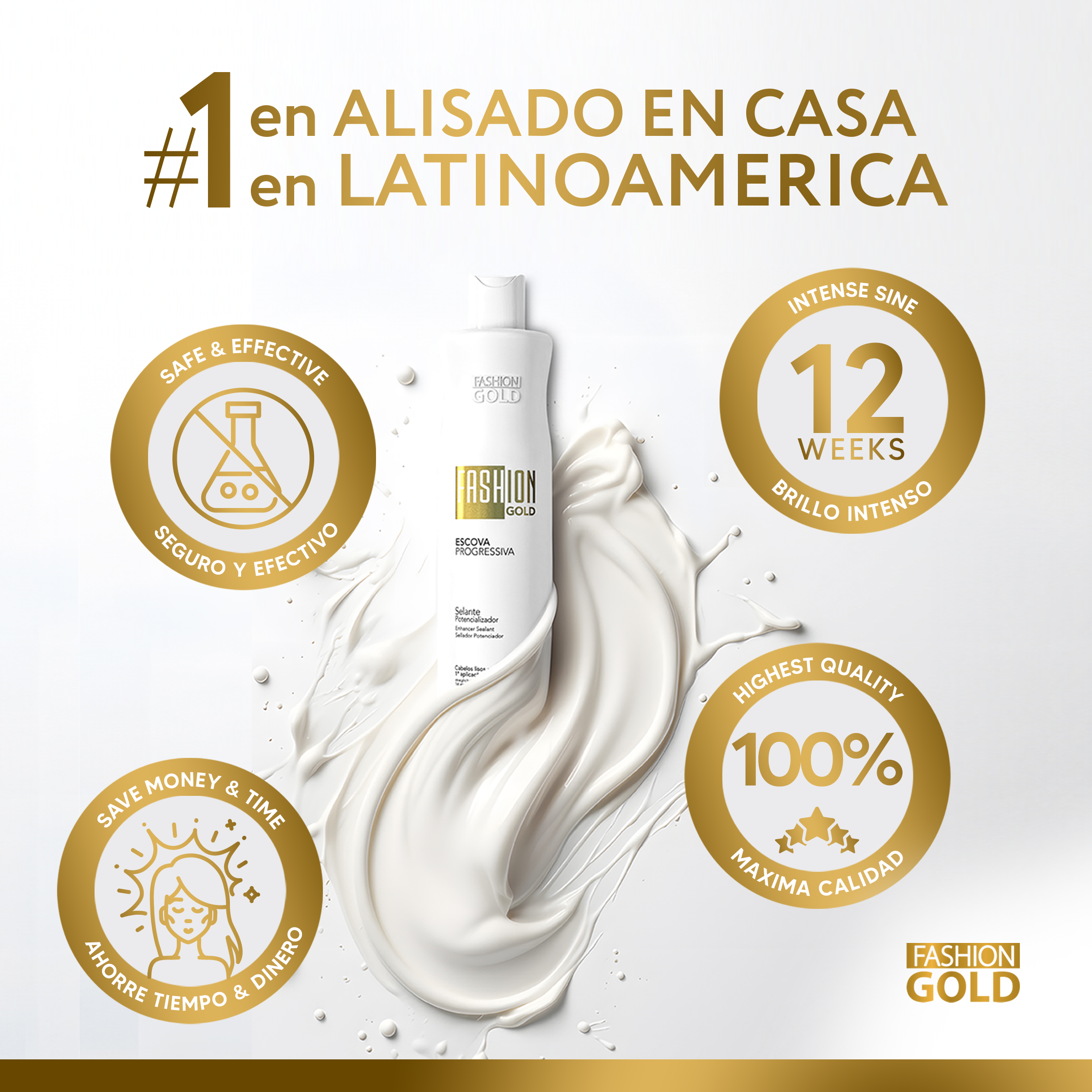 Fashion Gold - Alisado en Casa 300gr