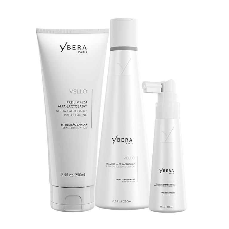 KIT Vello ALFA-LACTOBABY® - PreCleaning 250 ml + Shampoo 250 ml + Serum 90 ml