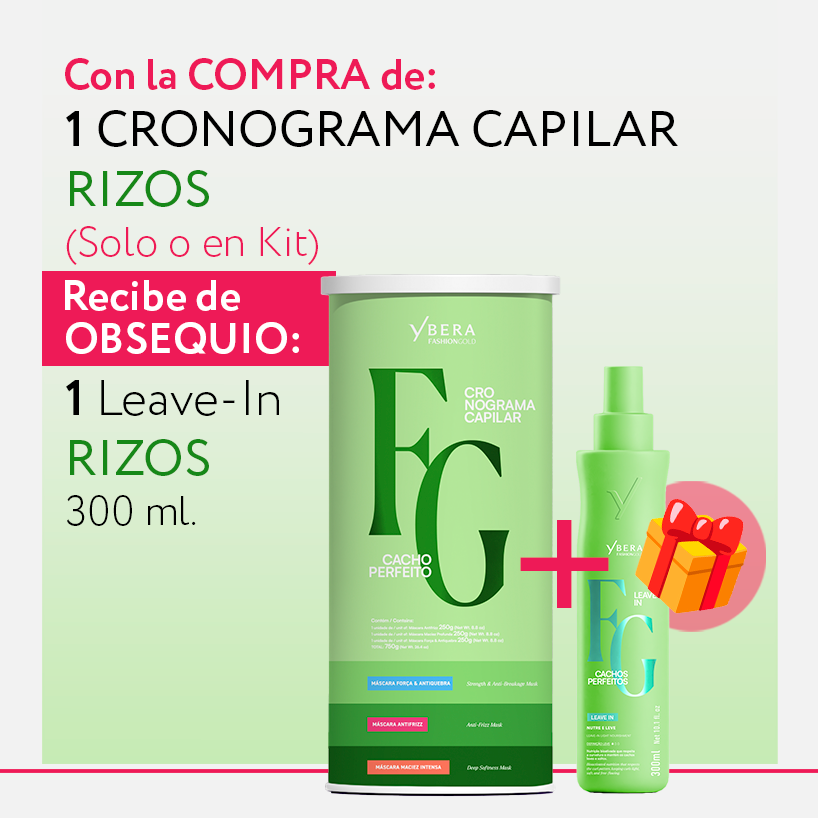 Cronograma Rizos Perfectos Capilar Lata x3 Tubos 250g c/u