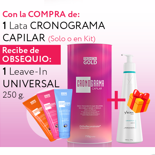 Cronograma Capilar Lata x3 Tubos 250 g c/u
