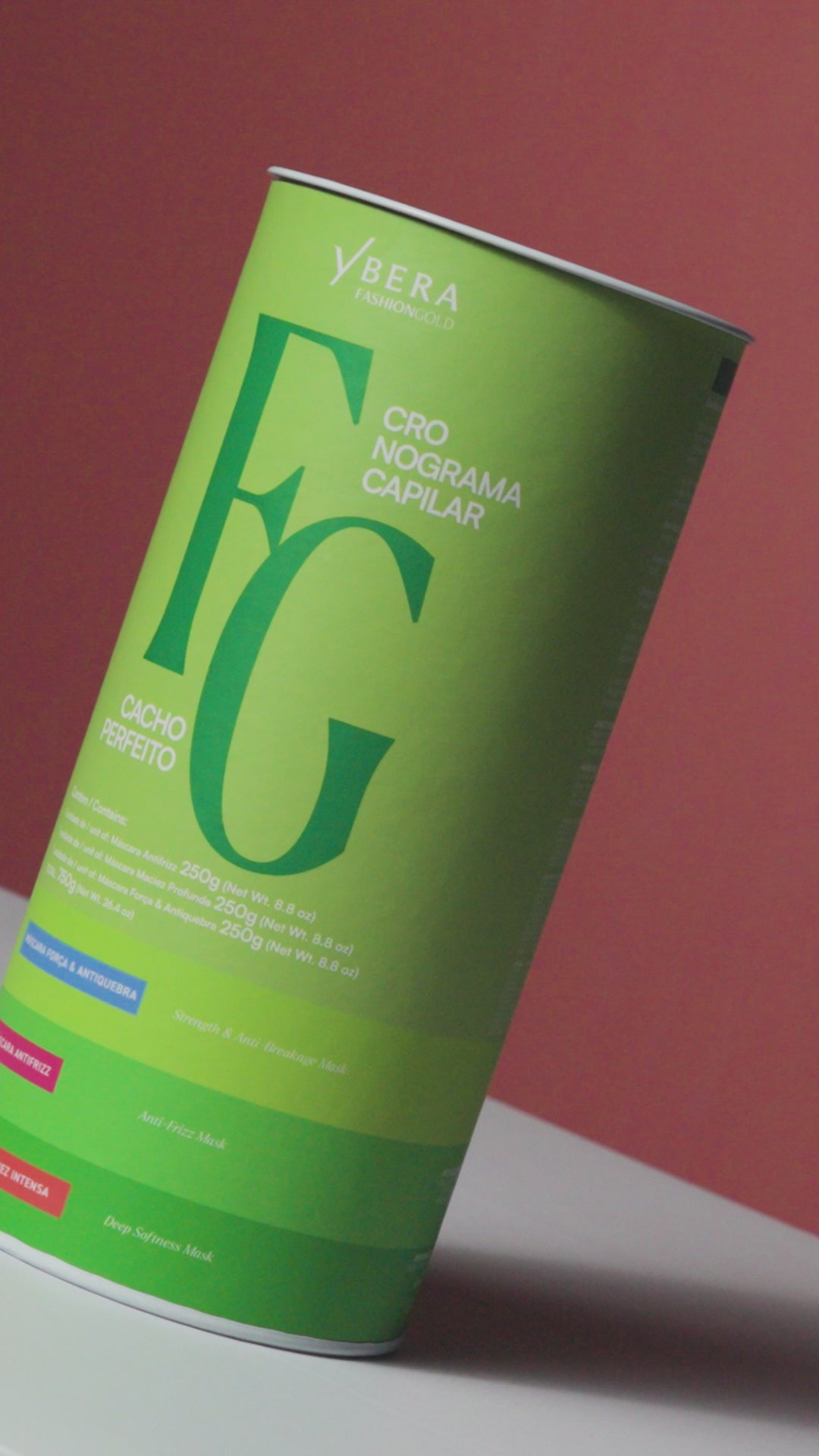 KIT Cronograma RIZO Lata + Shampoo 500 + Leave - In 300 ml